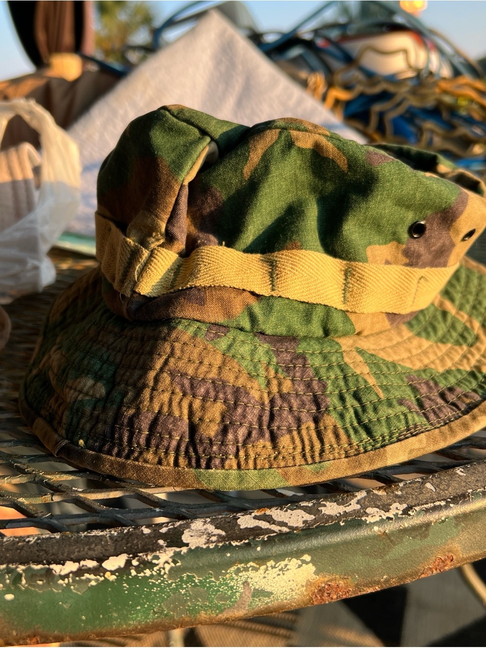 Camouflage Kids Bucket Hat - Green Camo
